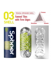 Мастурбатор SPINNER Shell - Tenga - в Тольятти купить с доставкой