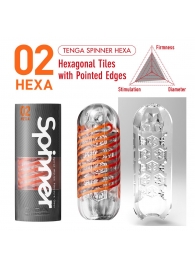 Мастурбатор SPINNER Hexa - Tenga - в Тольятти купить с доставкой