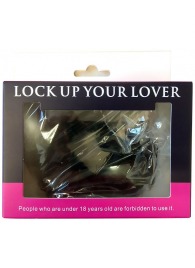 Черные меховые наручники Love с ключиками - Baile - купить с доставкой в Тольятти