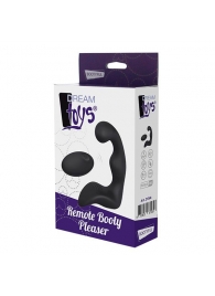 Черный вибромассажер простаты REMOTE BOOTY PLEASER - Dream Toys - в Тольятти купить с доставкой