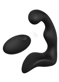 Черный вибромассажер простаты REMOTE BOOTY PLEASER - Dream Toys - в Тольятти купить с доставкой