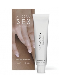 Гель для мастурбации с ароматом кокоса Slow Sex Finger Play Gel - 30 мл. - Bijoux Indiscrets - купить с доставкой в Тольятти