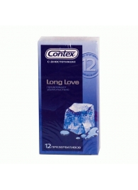 Презервативы с продлевающей смазкой Contex Long Love - 12 шт. - Contex - купить с доставкой в Тольятти