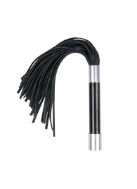 Черная плеть Easytoys Flogger With Metal Grip - 38 см. - Easy toys - купить с доставкой в Тольятти