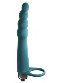 Зеленая вибронасадка для двойного проникновения Bramble - 16,5 см. - Lola Games - купить с доставкой в Тольятти