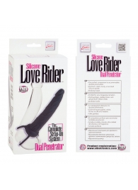 Насадка на пенис Silicone Love Rider Dual Penetrator для двойного проникновения - 14 см. - California Exotic Novelties - в Тольятти купить с доставкой