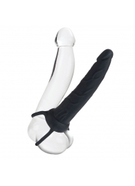 Насадка на пенис Silicone Love Rider Dual Penetrator для двойного проникновения - 14 см. - California Exotic Novelties - в Тольятти купить с доставкой