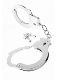 Металлические серебристые наручники Designer Metal Handcuffs - Pipedream - купить с доставкой в Тольятти