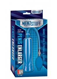 Синяя вакуумная помпа MENZSTUFF PENIS ENLARGER - Dream Toys - в Тольятти купить с доставкой