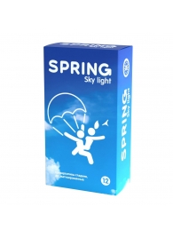 Ультратонкие презервативы SPRING SKY LIGHT - 12 шт. - SPRING - купить с доставкой в Тольятти