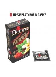 Ароматизированные презервативы DOMINO  Ароматный микс  - 6 шт. - Domino - купить с доставкой в Тольятти