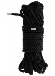 Черная веревка для бондажа BONDAGE ROPE - 10 м. - Dream Toys - купить с доставкой в Тольятти