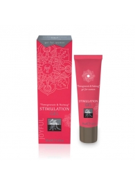 Возбуждающий интимный гель для двоих STIMULATION GEL Pomegranate   Nutmeg - 30 мл. - Shiatsu - купить с доставкой в Тольятти