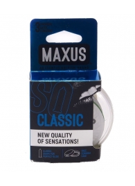 Классические презервативы в пластиковом кейсе MAXUS Classic - 3 шт. - Maxus - купить с доставкой в Тольятти