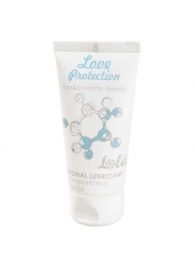 Увлажняющий лубрикант на водной основе Love Protection - 50 мл. - Lola Games - купить с доставкой в Тольятти