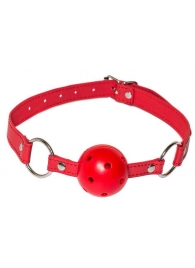 Красный кляп-шарик Firecracker - Lola Games - купить с доставкой в Тольятти