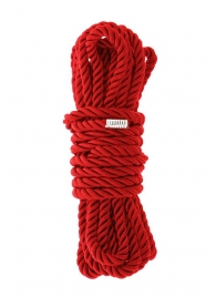 Красная веревка для шибари DELUXE BONDAGE ROPE - 5 м. - Dream Toys - купить с доставкой в Тольятти