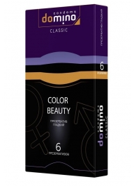 Разноцветные презервативы DOMINO Colour Beauty - 6 шт. - Domino - купить с доставкой в Тольятти