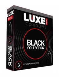 Черные презервативы LUXE Royal Black Collection - 3 шт. - Luxe - купить с доставкой в Тольятти