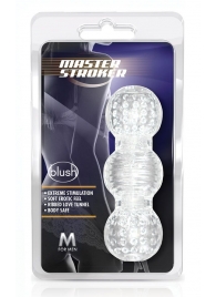 Прозрачный фигурный мастурбатор Master Stroker - Blush Novelties - в Тольятти купить с доставкой