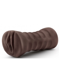 Коричневый мастурбатор-вагина Hot Chocolate Brianna - Blush Novelties - в Тольятти купить с доставкой