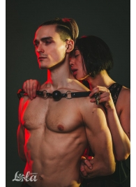 Черный кляп Love Addict на замочке - Lola Games - купить с доставкой в Тольятти