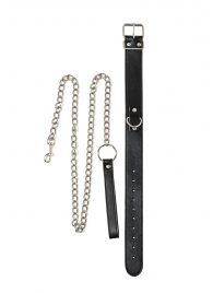 Черный ошейник с поводком Wild - Lola Games - купить с доставкой в Тольятти