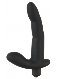 Черный вибромассажер простаты Naughty Finger Prostate Vibe - 13,8 см. - Orion - в Тольятти купить с доставкой