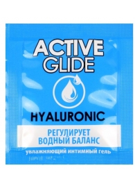 Лубрикант на водной основе Active Glide с гиалуроновой кислотой - 3 гр. - Биоритм - купить с доставкой в Тольятти