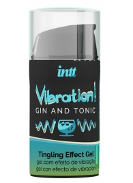 Жидкий интимный гель с эффектом вибрации Vibration! Gin   Tonic - 15 мл. - INTT - купить с доставкой в Тольятти