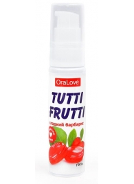 Гель-смазка Tutti-frutti со вкусом барбариса - 30 гр. - Биоритм - купить с доставкой в Тольятти