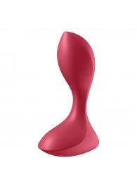 Красный вибромассажёр простаты Satisfyer Backdoor Lover - 14 см. - Satisfyer - в Тольятти купить с доставкой