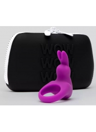 Фиолетовое эрекционное виброкольцо Happy Rabbit Cock Ring Kit - Happy Rabbit - в Тольятти купить с доставкой