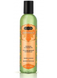 Массажное масло Naturals Tropical Mango с ароматом манго - 236 мл. - Kama Sutra - купить с доставкой в Тольятти