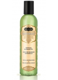 Массажное масло Naturals Vanilla Sandalwood с ароматом ванили и сандала - 236 мл. - Kama Sutra - купить с доставкой в Тольятти
