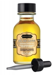 Масло для ласк с ароматом ванили Oil of Love Vanilla Creme - 22 мл. - Kama Sutra - купить с доставкой в Тольятти