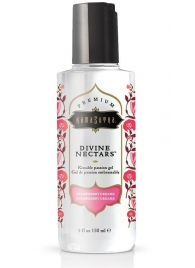Гель-лубрикант на водной основе Divine Nectars Strawberry Dream с ароматом клубники - 150 мл. - Kama Sutra - купить с доставкой в Тольятти