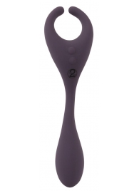 Фиолетовый универсальный вибратор Remote Controlled Couples Vibrator - Orion