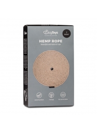 Пеньковая веревка для связывания Hemp Rope - 5 м. - Easy toys - купить с доставкой в Тольятти