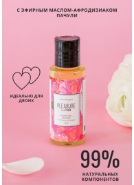 Массажное масло Pleasure Lab Delicate с ароматом пиона и пачули - 50 мл. - Pleasure Lab - купить с доставкой в Тольятти