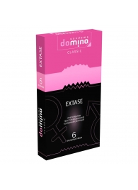 Презервативы с точками и рёбрышками DOMINO Classic Extase - 6 шт. - Domino - купить с доставкой в Тольятти