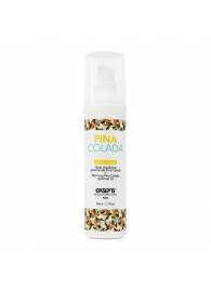 Разогревающее массажное масло с ароматом пина колада Gourmet Pina Colada - 50 мл. - Exsens - купить с доставкой в Тольятти