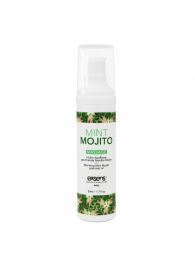 Разогревающее массажное масло с ароматом мохито Gourmet Mint Mojito - 50 мл. - Exsens - купить с доставкой в Тольятти