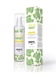 Разогревающее массажное масло Gourmet Spearmint Organic с органическими ингредиентами - 50 мл. - Exsens - купить с доставкой в Тольятти