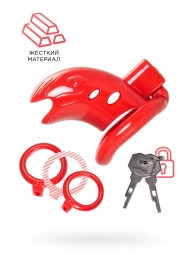 Красный мужской пояс верности из пластика - ToyFa - купить с доставкой в Тольятти