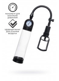 Прозрачная механическая помпа Helmer с манометром - Sexus - в Тольятти купить с доставкой