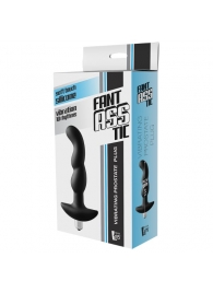 Черная вибропробка для простаты FantASStic Vibrating Prostate Plug - 14,5 см. - Dream Toys - в Тольятти купить с доставкой