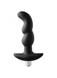 Черная вибропробка для простаты FantASStic Vibrating Prostate Plug - 14,5 см. - Dream Toys - в Тольятти купить с доставкой