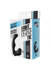 Черный вибромассажер простаты FantASStic Vibrating Prostate Massager - 11,3 см. - Dream Toys - в Тольятти купить с доставкой