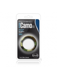 Эрекционное кольцо камуфляжной расцветки Silicone Camo Cock Ring - Blush Novelties - в Тольятти купить с доставкой